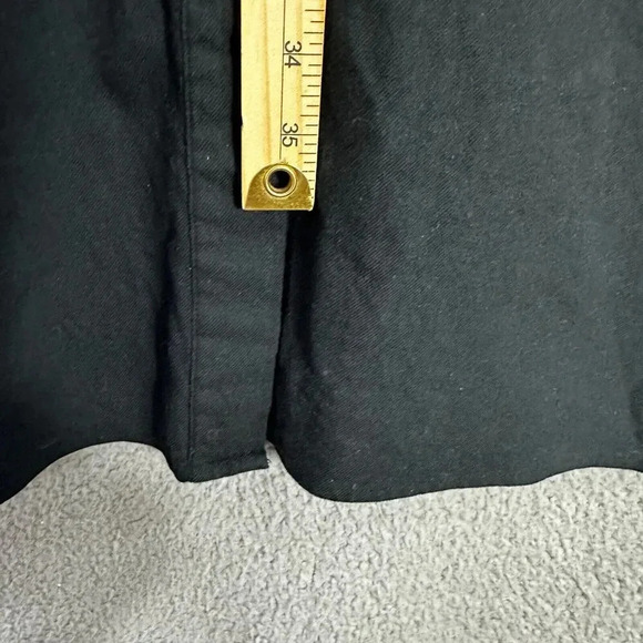 Frank and Oak shift dress womens XXS black oversized hidden button lagenlook art - Picture 2 of 11